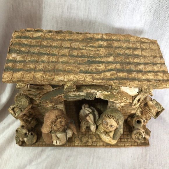 Handmade Venezuelan Folk Art Nativity Artist Signed Terra Cotta Clay Sculpture - Picture 2 of 12